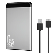 EAGET 2TB Ultra Slim Portable External Hard Drive HDD USB 3.0 for PS4, Xbox one