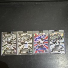 Wild Card Football Rookie 4 Card Lot,  Bech Shough Higgins McCord