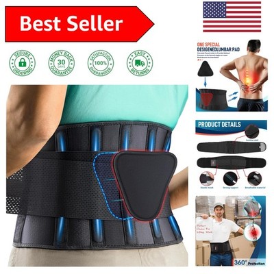 Breathable Neoprene Back Brace - Enhanced Support for Sciatica, Herniated Discs