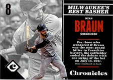 2017 Panini Chronicles #40 Ryan Braun - BB