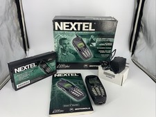 Nextel Digital Vintage Motorola i500 plus box With Manual Works 