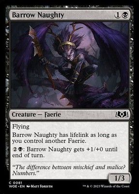 [MTG] Barrow Naughty (Foil) (0081) (WOE) LP-HP