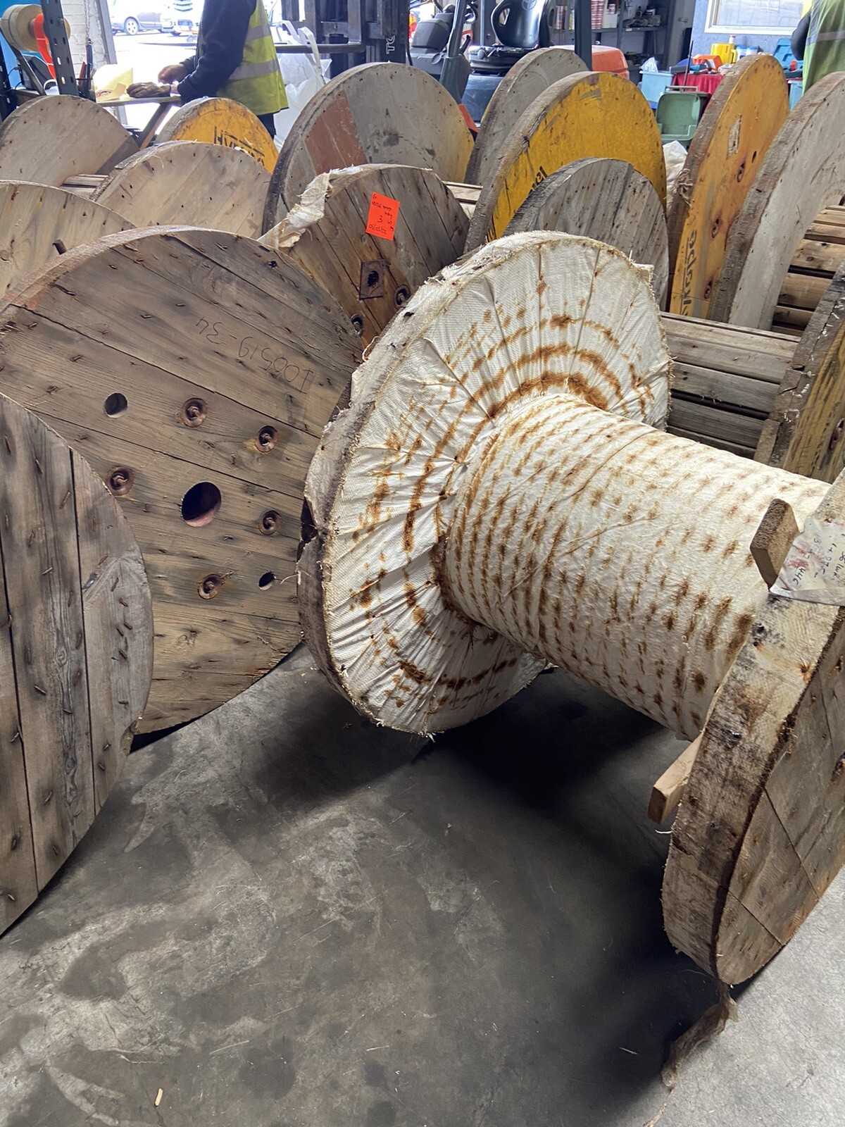 Used Wooden Cable Drum Empty Wooden Cable Reel Wooden Cable Drum eBay