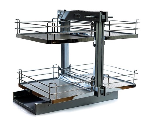 Meccanismo Angolo Cucina 4 Cestelli - Mobile ad Angolo 75-100 cm UNIVERSALE MC01 - Afbeelding 4 van 22