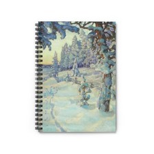 Winter Dream By Vasnetsov Spiral Notebook - Ruled Line for Creative Minds