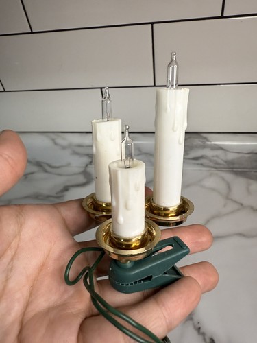 VTG Kurt Adler Drip-N Candle Clip-On Bulb Tree Light Ornament - Picture 2 of 7