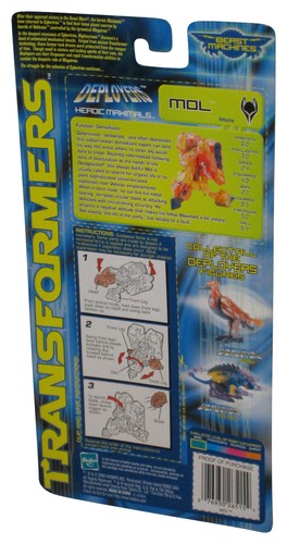 Transformers Beast Machines Deployers Mol Mole (2000) Hasbro Action Figure - Picture 3 of 3