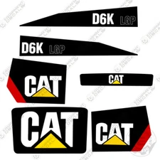 Fits Caterpillar D6K LGP Decals Bulldozer Decals Tractor Decals 7 Year Vinyl