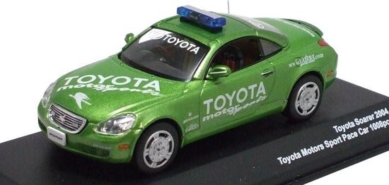 イチコー【日野コンテッサ 緑/白 ホイル1個交換ミラー自作】ブリキ ミニカー箱無 Kyosho 1/43 Lexus SC430 MOTORS SPORT 2004 PACE CAR GREEN TOYOTA