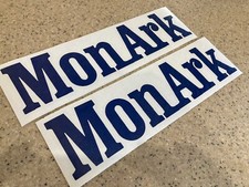 Monark Vintage Fishing Boat Decals 12 Navy 2-pak Free Ship Fish Decal Monark Vintage Fishing Boat Decals 12 Navy 2-pak Free Ship Fish Decal
