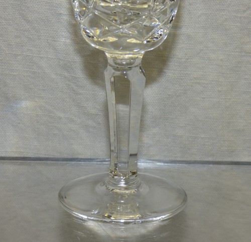4 Vtg Waterford Crystal KILDARE 4" Liqueur Cordial Stem Glasses Older Mark Set B - Picture 13 of 14