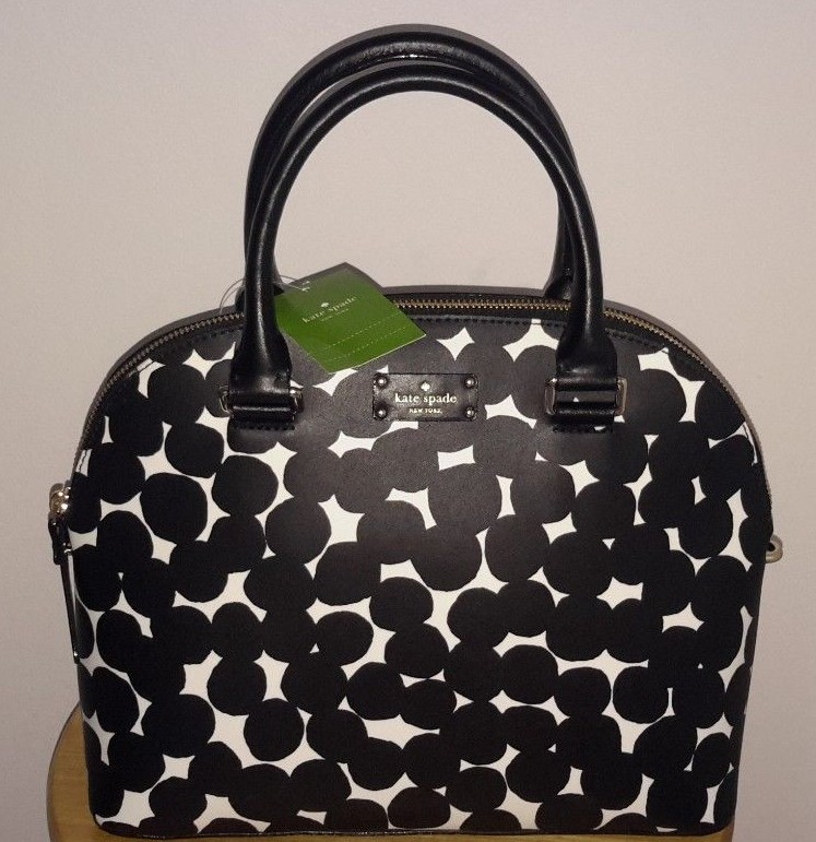 NWT KATE SPADE CARLI GROVE STREET SPLEDGE DOT DOMED SATCHEL BAG