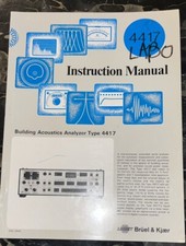 Bruel & Kjaer INSTRUCTION MANUAL 4417  English  ORIGINAL