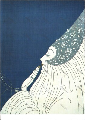 ERTE FANTASIES - Box with POSTCARDS THE OLD MAN