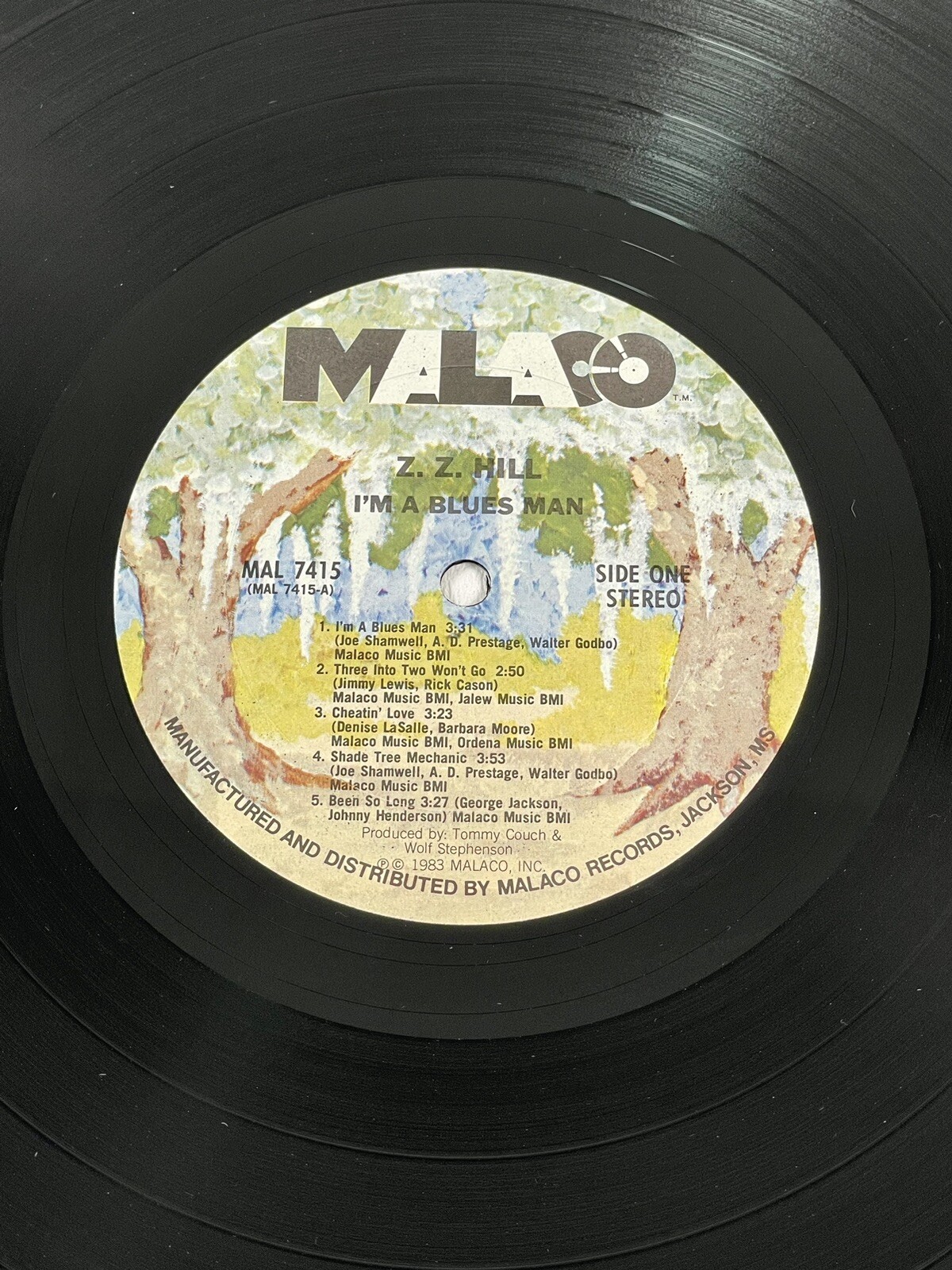 ZZ HILL I’m A Blues Man Vinyl LP 1983 Malaco Records VG+ Carson