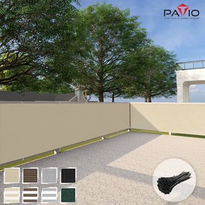 3' Tall Balcony Privacy Screen Apartment Railing Net Mesh Covers with ...