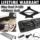 Fit 2004-2014 Ford F150 Lug Wrench Spare Tire Tool Set Kit Repair+Scissor Jack2T