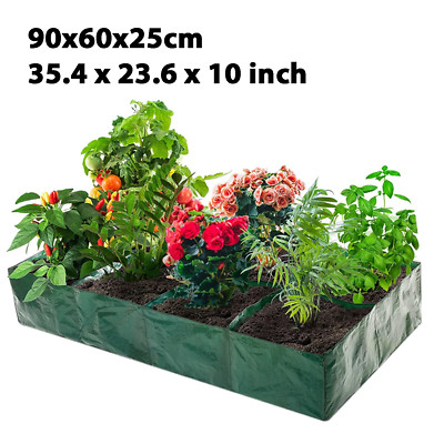 8Grids Nursery Planting Bag Planter Growing Succulent Vegetable Container Garden