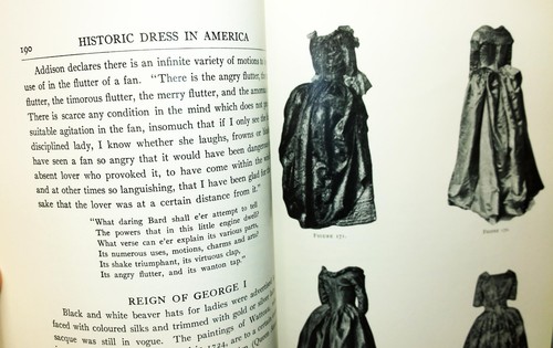 Historic Dress in America, 1607-1870 (2 Vols in one), E McClelland, 1969, B Blom - Picture 12 of 12