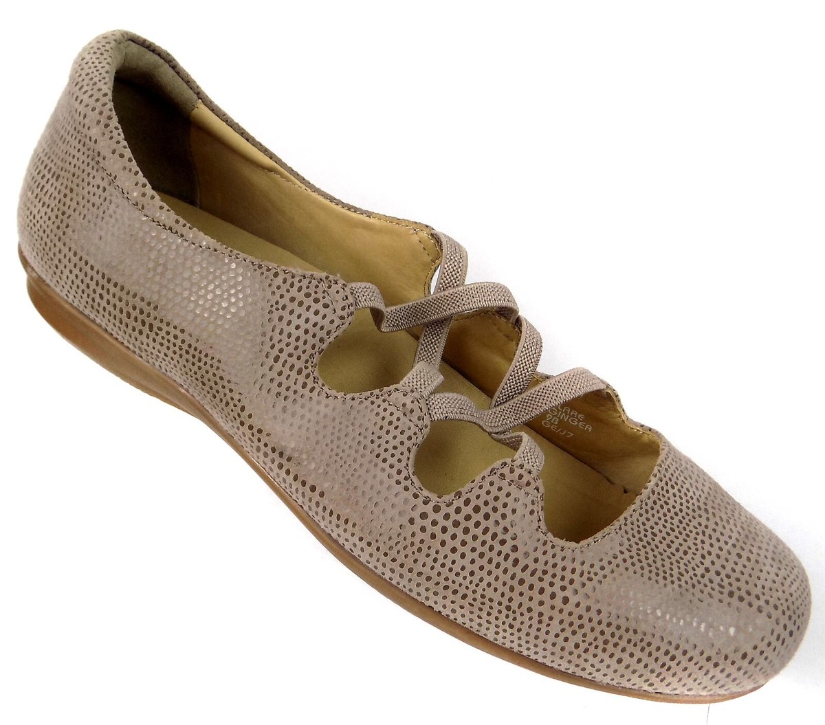Earthies Womens Clare Ginger Flats Size 9B Taupe Leather Shoes Strappy |  eBay