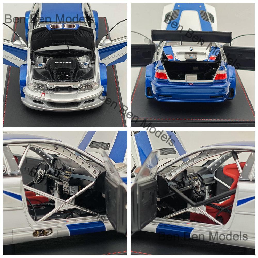 DCM 1:18 BMW M3 GTR E46 Need For Speed Metal Deluxe Edition