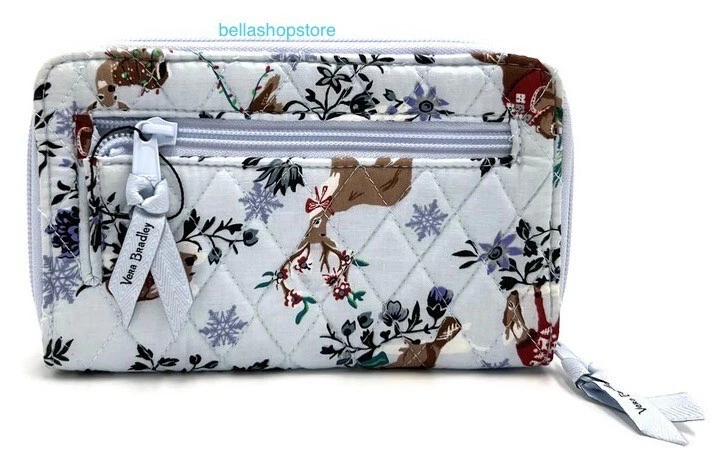 Cartera Vera Bradley RFID Turnlock en Feliz Travesura Día de Nieve Foto 3 de 3