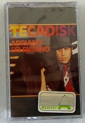 ADRIANO CELENTANO - TECADISK - Sealed Music Cassette MC K7 Cassette Tape