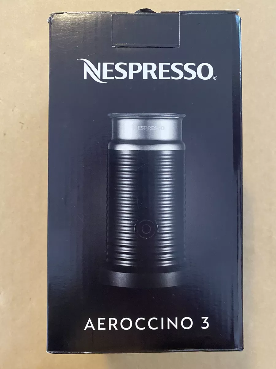 Nespresso Aeroccino 3 Milk Frother Black Brand New Boxed