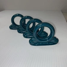 Fiestaware, Napkin Ring Fiesta, Juniper Green set of 4
