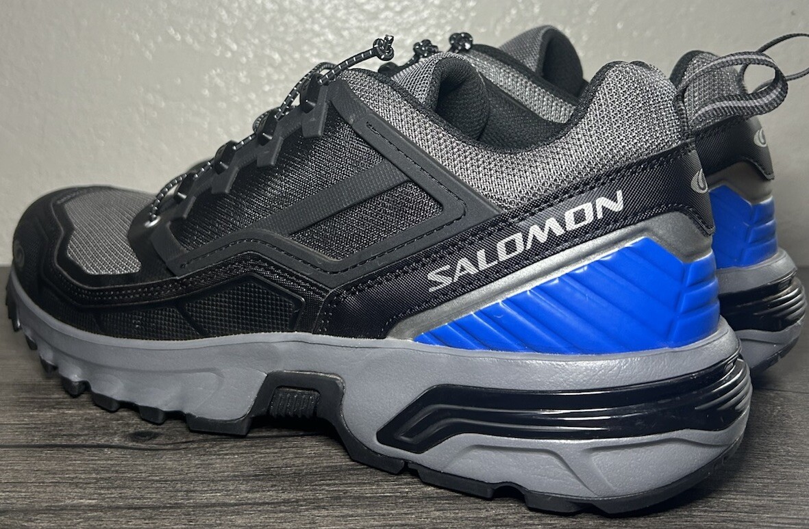 Scarpe Salomon ACS+ FT Nero Blu Modello 475979 Uomo Taglia 12 Trail Hiking