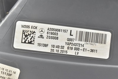 Left tailight A2059061157 MERCEDES-BENZ C W205 SEDAN RHD | eBay 