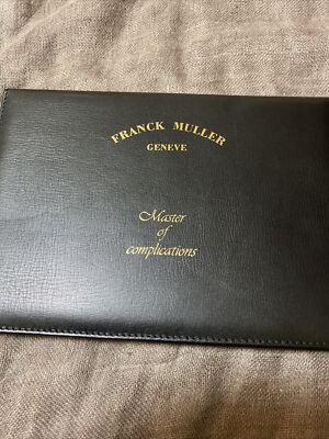 FRANCK MULLER CERTIFICATE, COMES WITH DOCUMENT HOLDER GENUINE REF