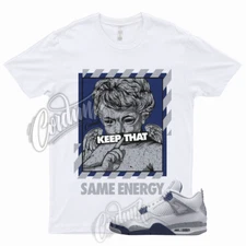 ENERGY T Shirt for 4 Retro White Midnight Navy Georgetown Light Smoke Grey Red