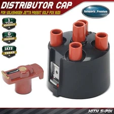 Distributor Cap for Volkswagen Jetta 1985-1988 1990-1995 Passat Golf Fox Audi 80
