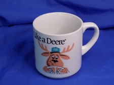 NOTHING RUNS LIKE A DEERE Coffee Mug Deer Family Sunday Drive John Deere Tractor
