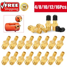 4/8/16Pcs 1/4"1/8" NPT MPT Air Compressor Tank Fill Valve for Schrader Adapter