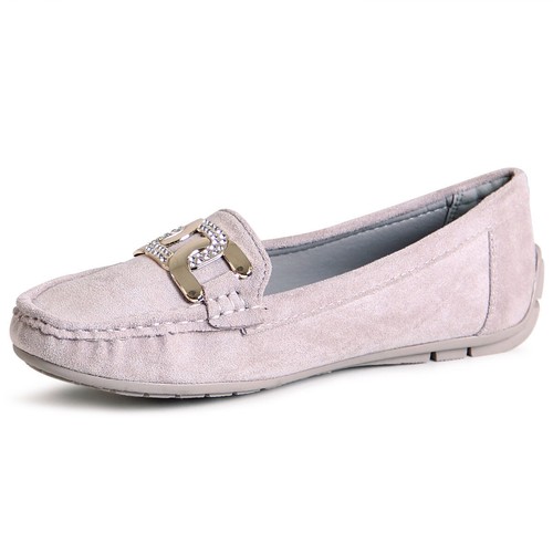Dame Comfort Slipper Glitter Mocassini Velluto Scarpe Mezza Loafer Trendy - Foto 9 di 13