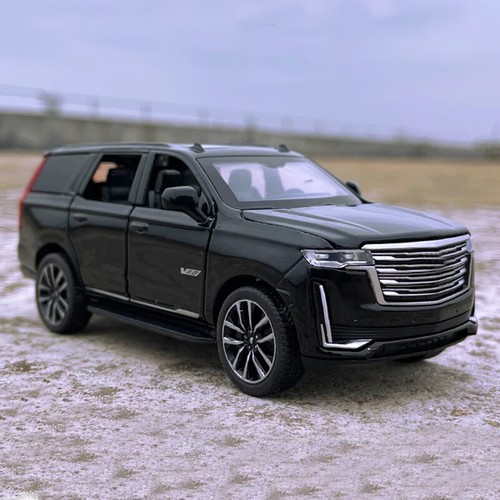 1:32 Cadillac Escalade Off-Road SUV Vehicle Alloy Model Car Sound Light Pullback - Picture 8 of 25