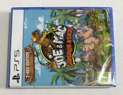 Neu Joe & Mac: Caveman Ninja Sony Playstation 5 PS5 Brandneu Sealed PAL