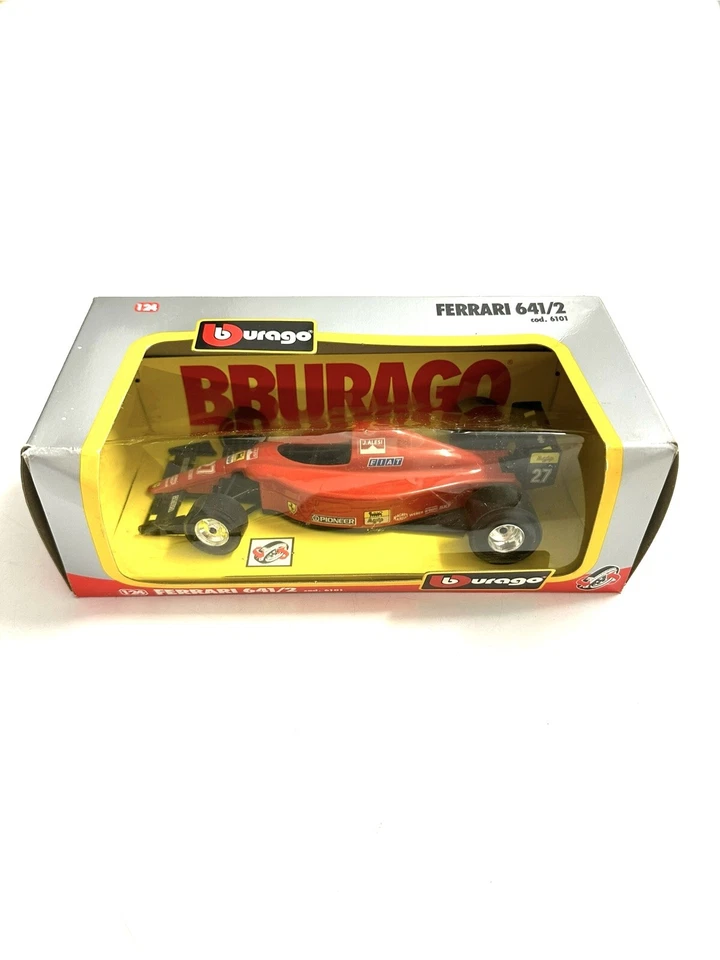 Burago 1/24 Ferrari 641/2 Jean Alesi  Nº7 Cod.6101 - Immagine 2 di 3