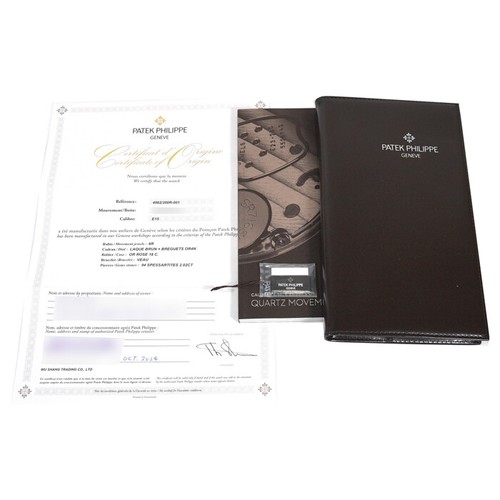 PATEK PHILIPPE Gondolo Serrata Quartz 4962/200R-001 Rose Gold Box/Paper - Picture 5 of 24