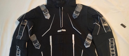 Kids' Disney Store Star Wars Death Trooper Hooded Full Zip Jacket - Size 7/8 - Picture 4 of 9
