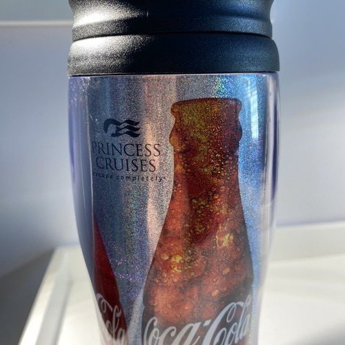 2007 Coke Coca-Cola Princess Cruises Insulated Travel Mug Cup Insulated - Picture 4 of 7