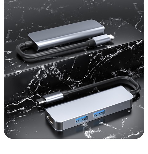 3-in-1 USB C Hub USB Type C to USB 3.0 2.0 HDMI 4K Adapter Docking Station - 第 10/12 張圖片