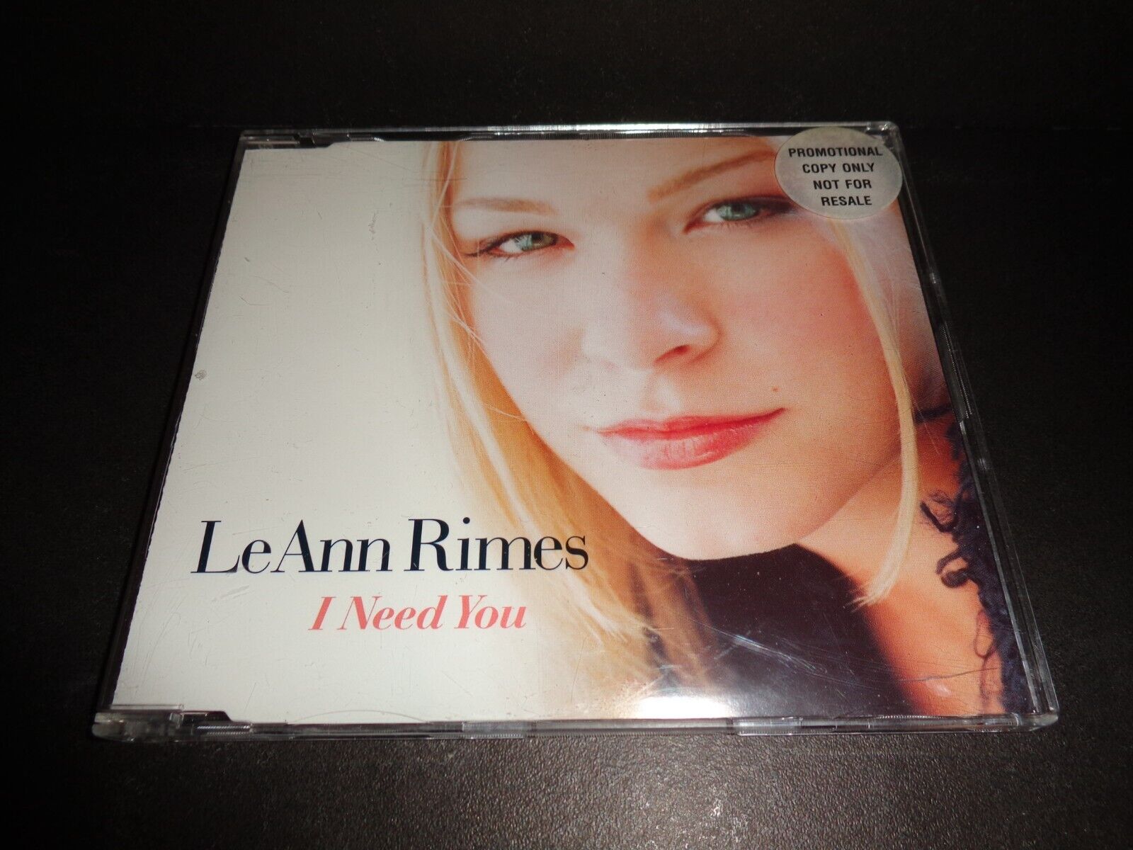 I NEED YOU by LEANN RIMES-Rare Collectible PROMOTIONAL CD Single--CD