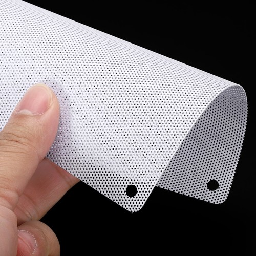 5 Stück 140mm Lüfterstaub Filter PVC Staubdichtes Mesh Abdeckung Guard Weiß - Bild 5 von 6