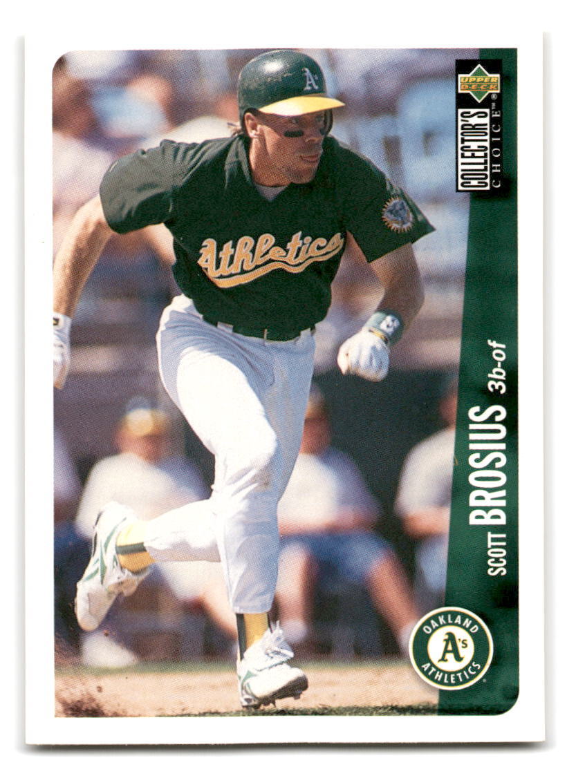 Scott Brosius 1996 Collector's Choice Baseball #239 Oakland Athletics