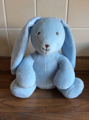 blue stuffed bunny