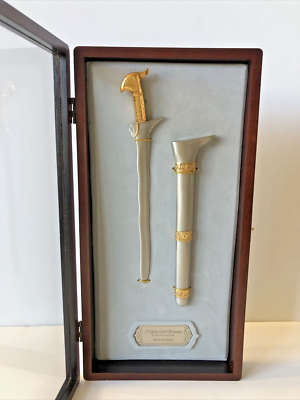 Royal Selangor Gold + Pewter Malaysian Keris Sundang A Warriors