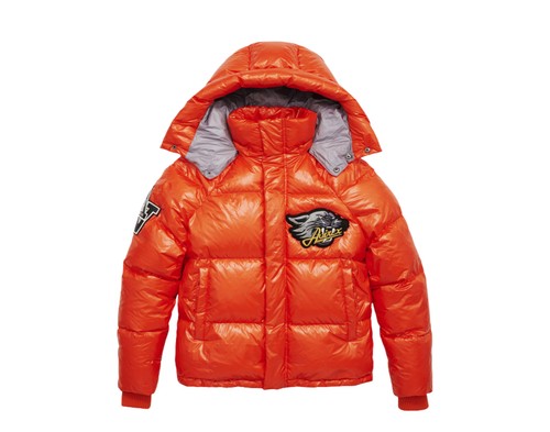 Avirex Wildcat Varsity Down Orange Men's Jacket AVF201O24 - L